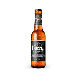 Botella de Cerveza Dorada Especial 33 cl