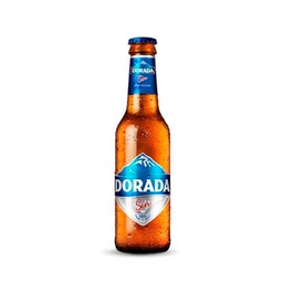 Botella de Cerveza Dorada Sin Alcohol 33 cl